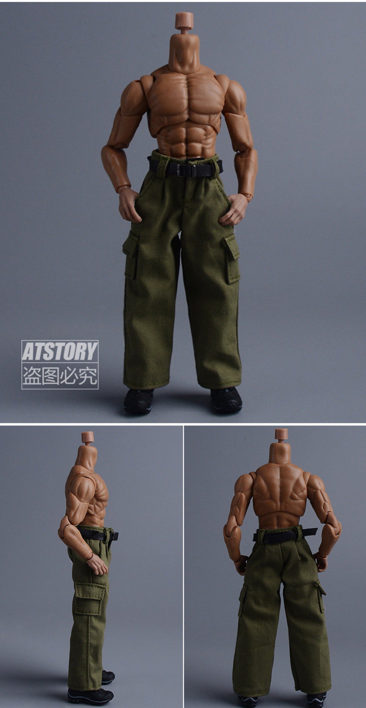 Custom 1/12 Clothing Accessories Pants for 1/12 scale action figures