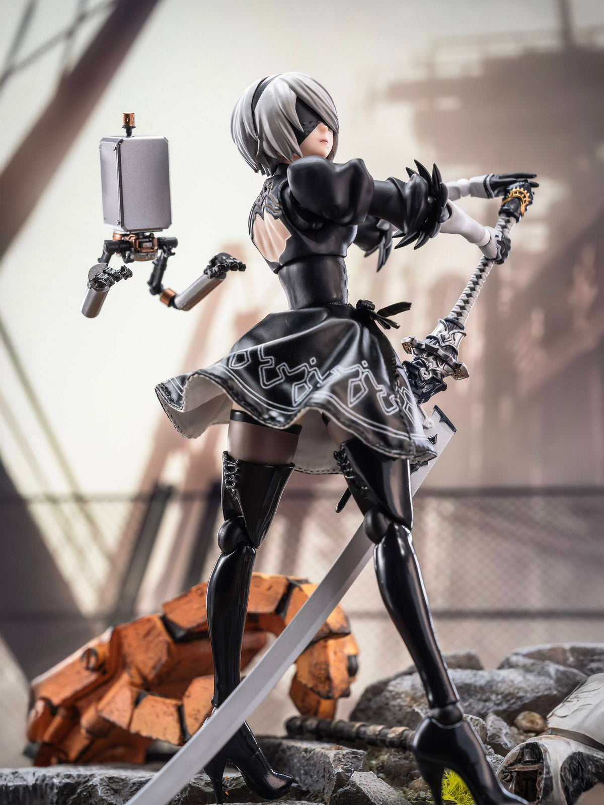 Custom 1/12 Clothing Skirt for figma 2b