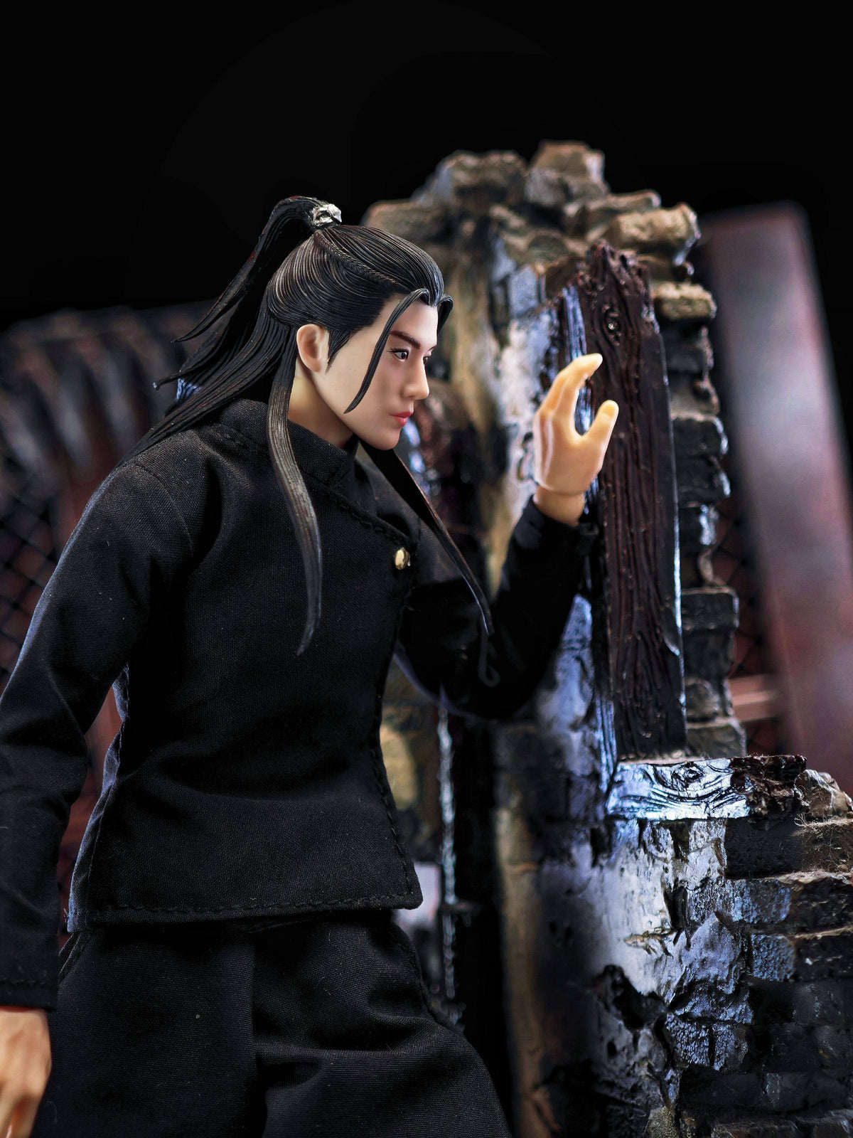 Custom 1/12 Jujutsu High Uniform Clothing for Jujutsu Kaisen Suguru Geto (Romankey / VToys Body)
