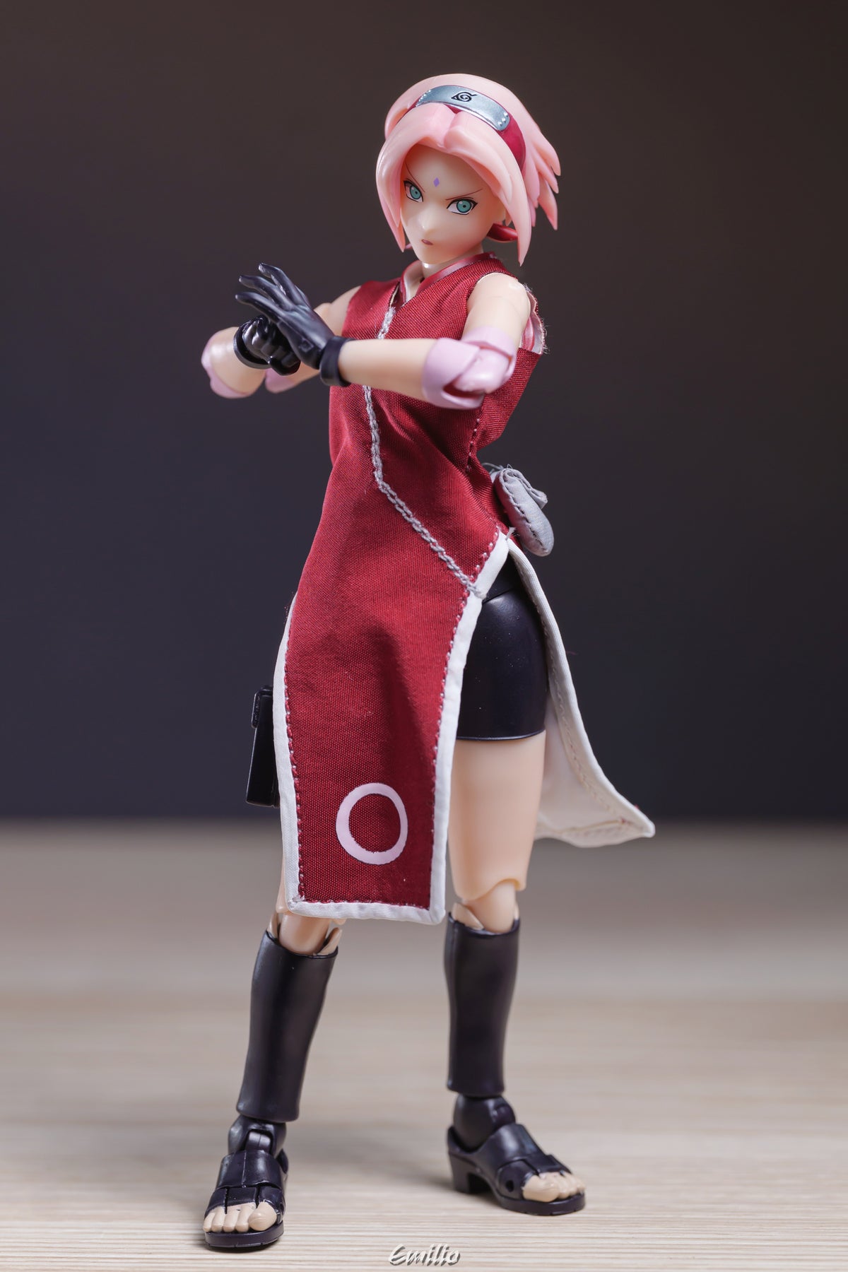 Custom 1/12 Clothing for SHF Naruto Shippuden Sakura Haruno