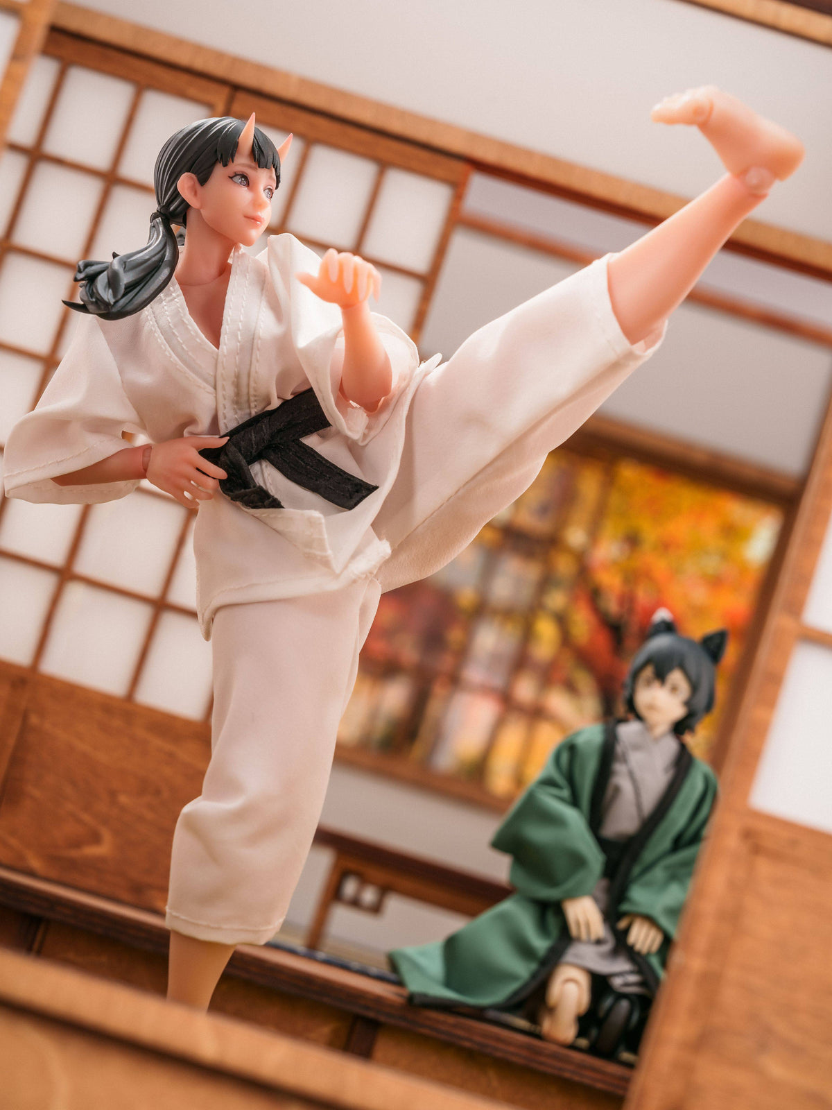Custom 1/12 Clothing for Judo Uniform on Cowl Product Oni Girl