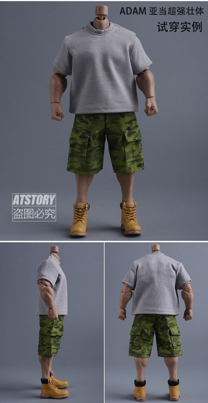 Custom 1/12 Clothing Accessories Top for 1/12 Scale Strong Body