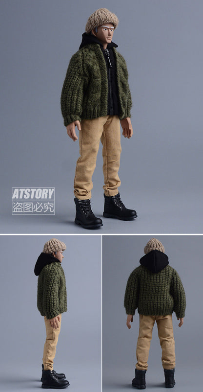 Custom 1/12 Clothing Accessories Slouchy Beanie for 1/12 scale action figures