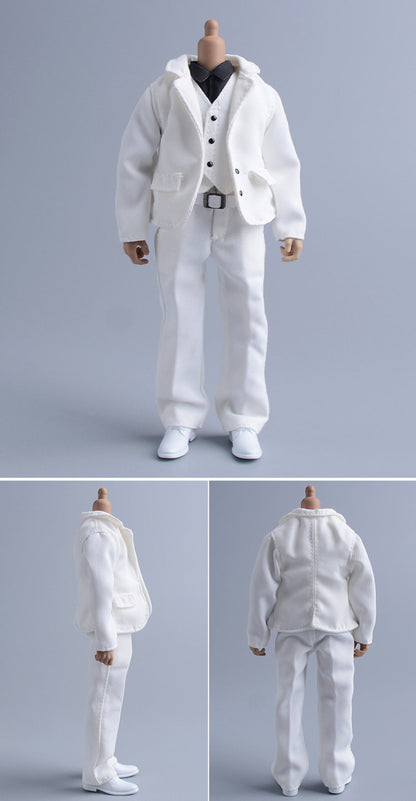 Custom 1/12 Clothing Accessories Leather Shoes for 1/12 Scale Action Figure