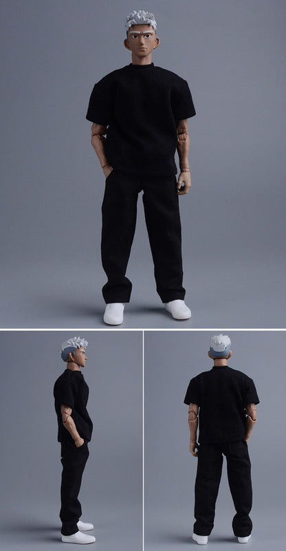 Custom 1/12 Clothing Accessories Kong Fu Shoes for 1/12 scale action figures