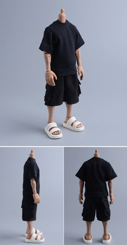 Custom 1/12 Clothing Accessories Slippers for 1/12 Scale Action Figure