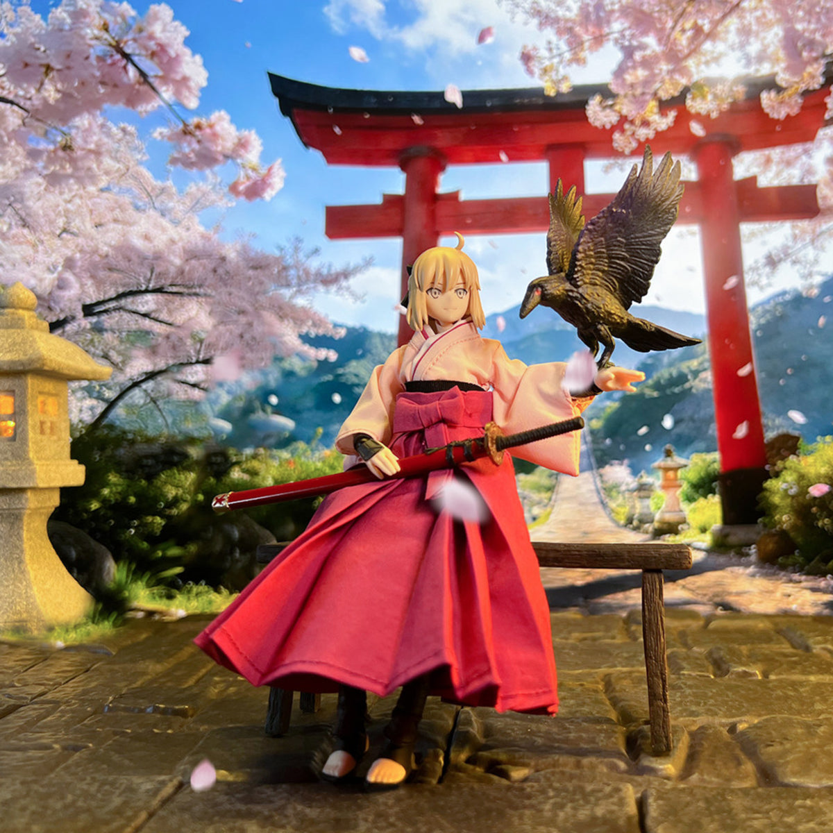 Custom 1/12 Clothing for figma Fate Okita Souji