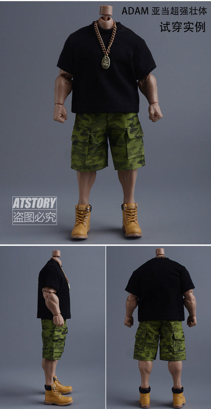 Custom 1/12 Clothing Accessories Top for 1/12 Scale Strong Body