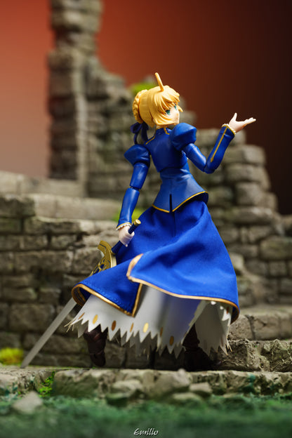 Custom 1/12 Clothing Skirt for Figma Saber