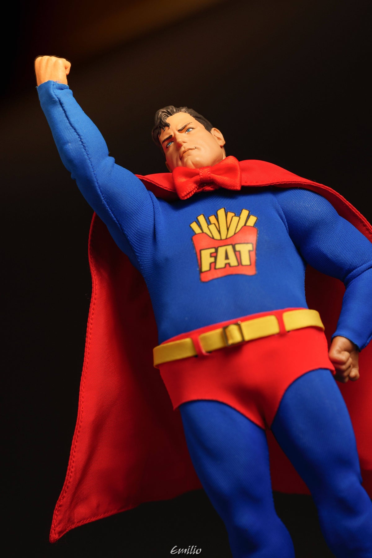 Custom 1/12 Clothing for superman (Notaman Fat Body)