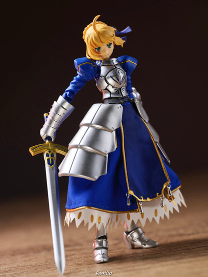 Custom 1/12 Clothing for figma Fate Saber 2.0 Battle Version