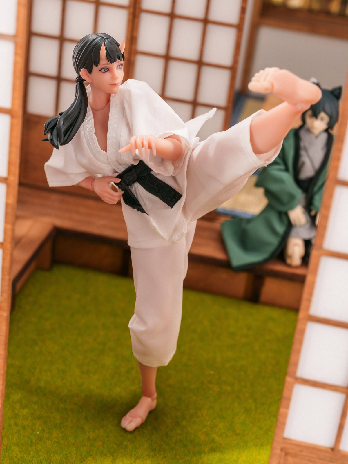 Custom 1/12 Clothing for Judo Uniform on Cowl Product Oni Girl