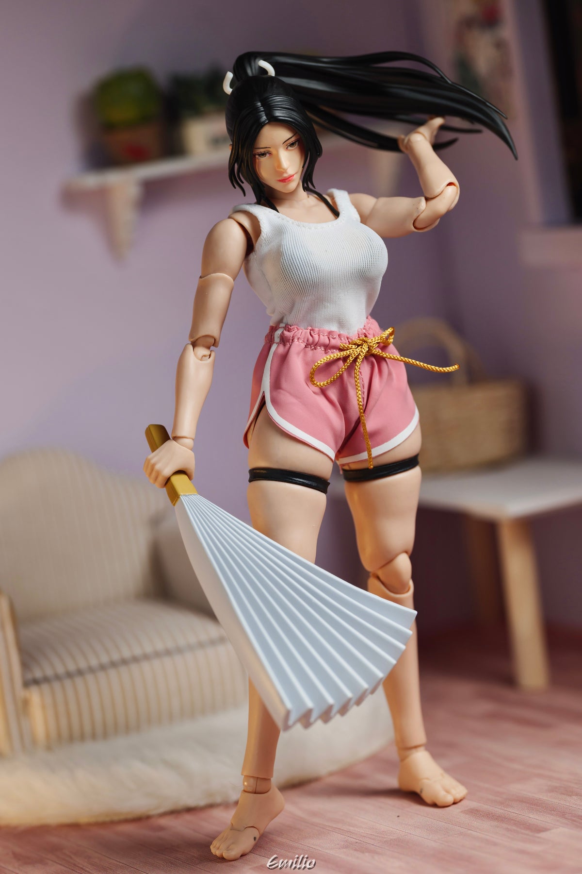 Custom 1/12 Clothing for yoga dress for Notaman Body