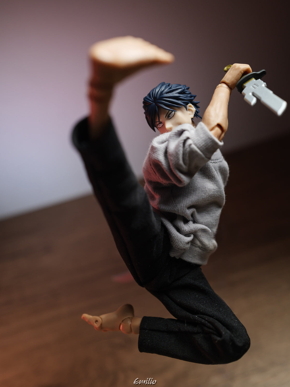 Custom 1/12 Clothing for Jujutsu Kaisen Toji Fushiguro (Romankey / VToys Body)