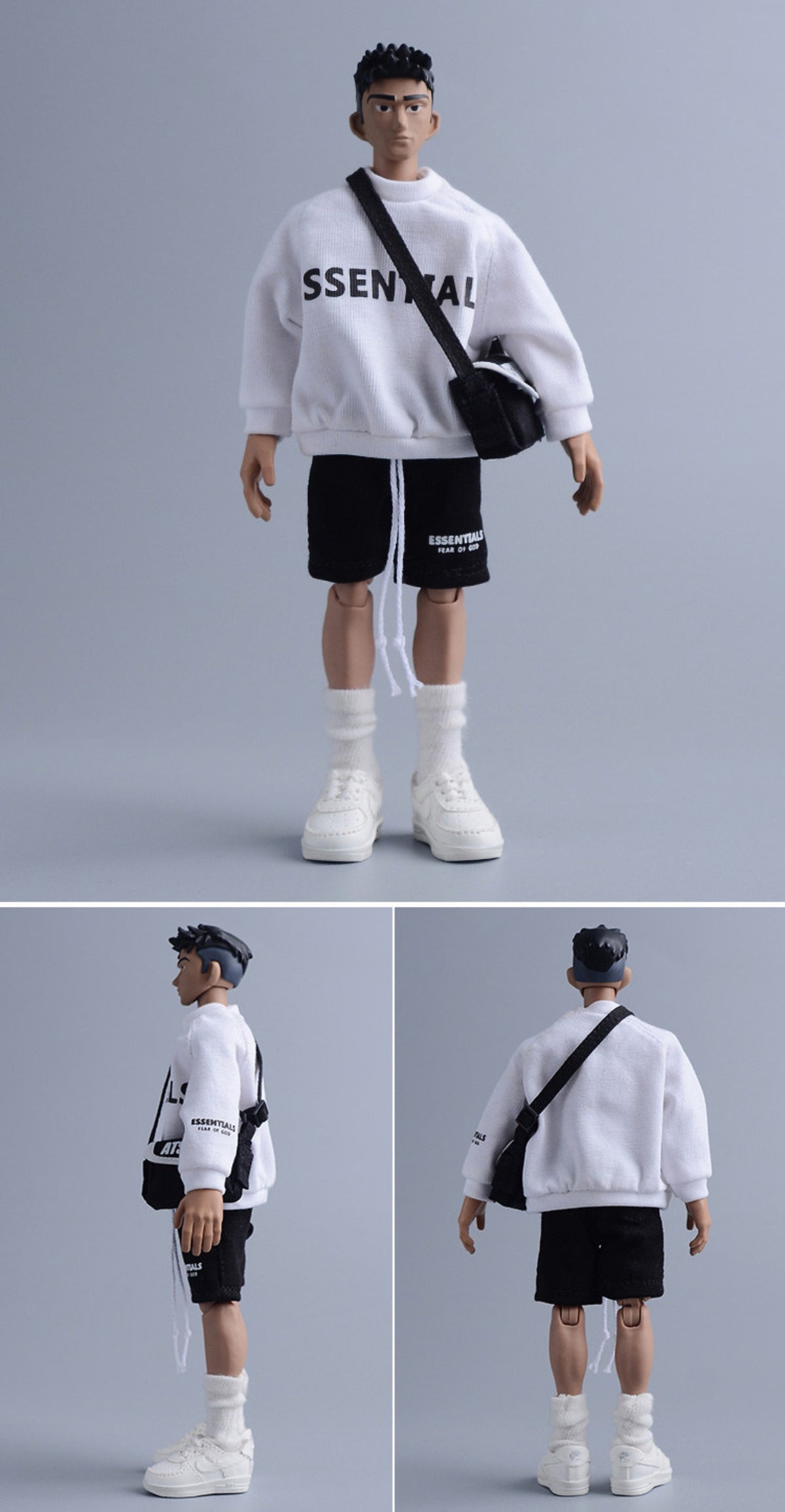 Custom 1/12 Clothing Accessories Shoes for 1/12 Scale Action Figure