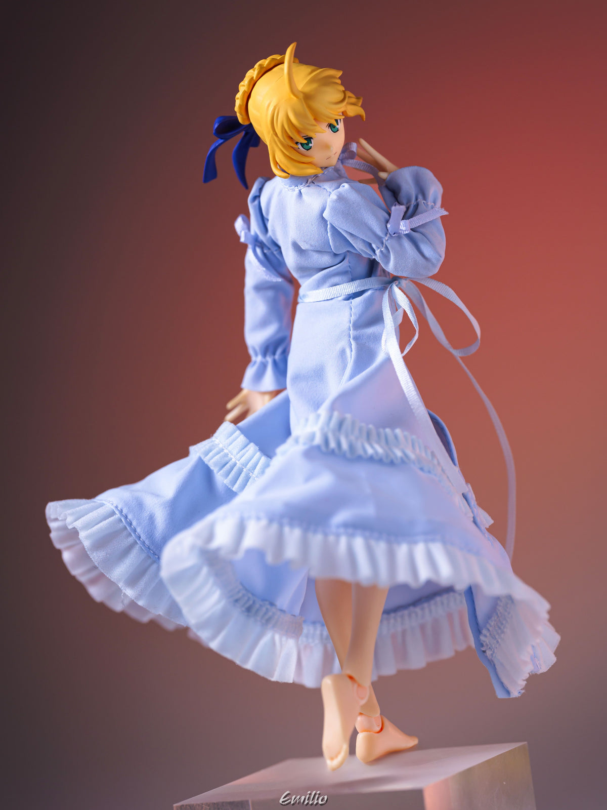 Custom 1/12 Clothing for Fate Saber (Dress Version)