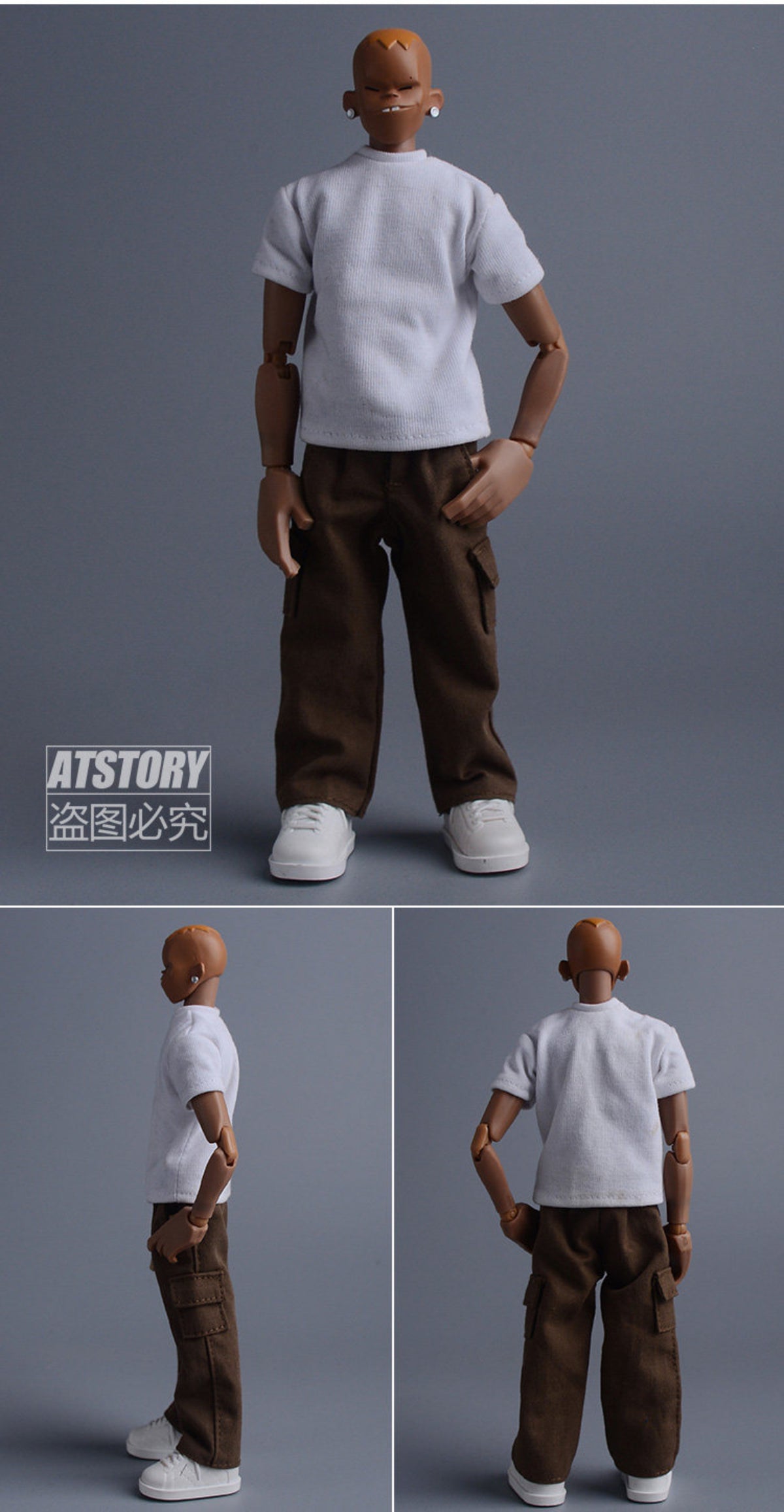 Custom 1/12 Clothing Accessories Pants for 1/12 scale action figures