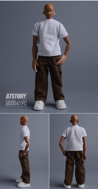 Custom 1/12 Clothing Accessories Pants for 1/12 scale action figures