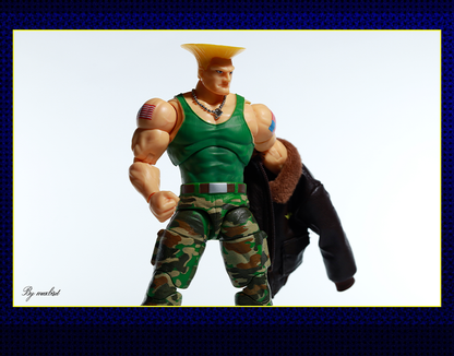 Custom 1/12 Clothing Accessories for Jada Toys Guile