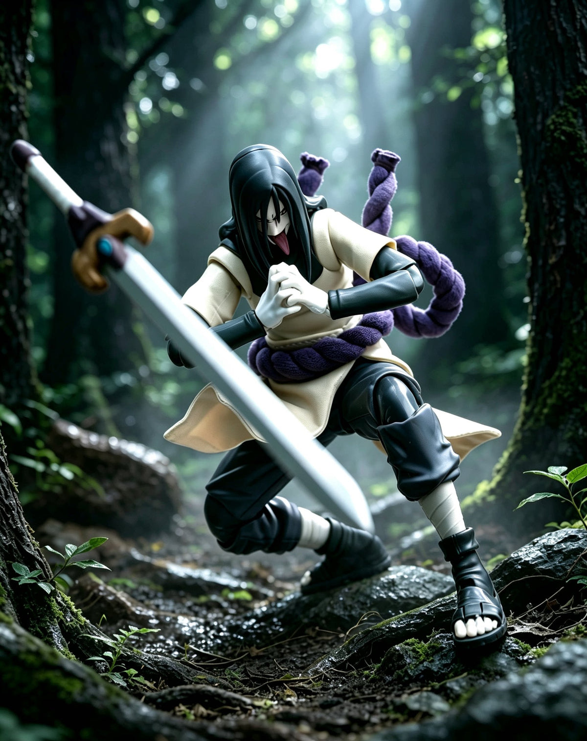 Custom 1/12 Clothing for SHF Naruto Shippuden Orochimaru