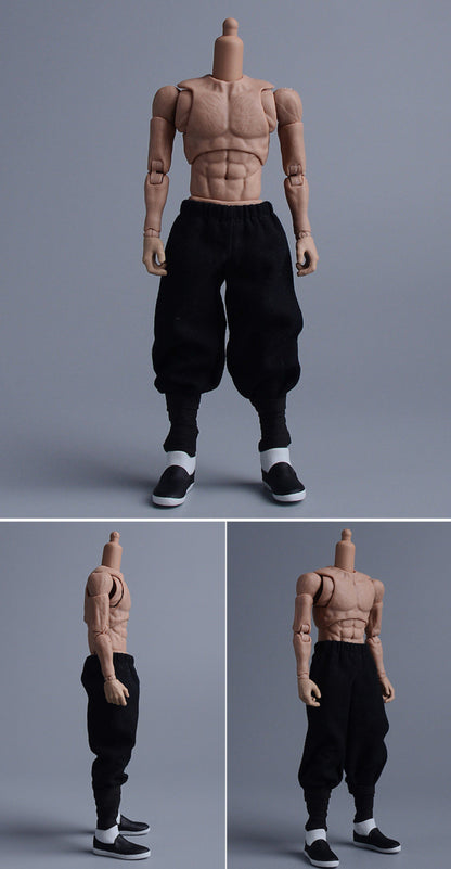 Custom 1/12 Clothing Accessories Kong Fu Shoes for 1/12 scale action figures