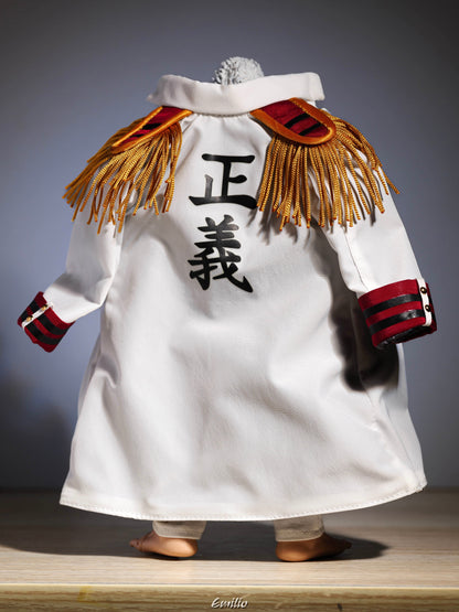 Custom 1/12 Clothing for One Piece Marine Vice Admiral Monkey D. Garp (Romankey Big Guy Body)