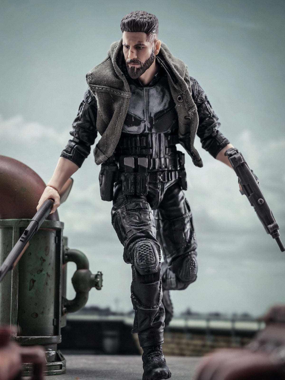 Custom 1/12 Clothing Jacket and Vest for Marvel Legends / Mezco Action Figures