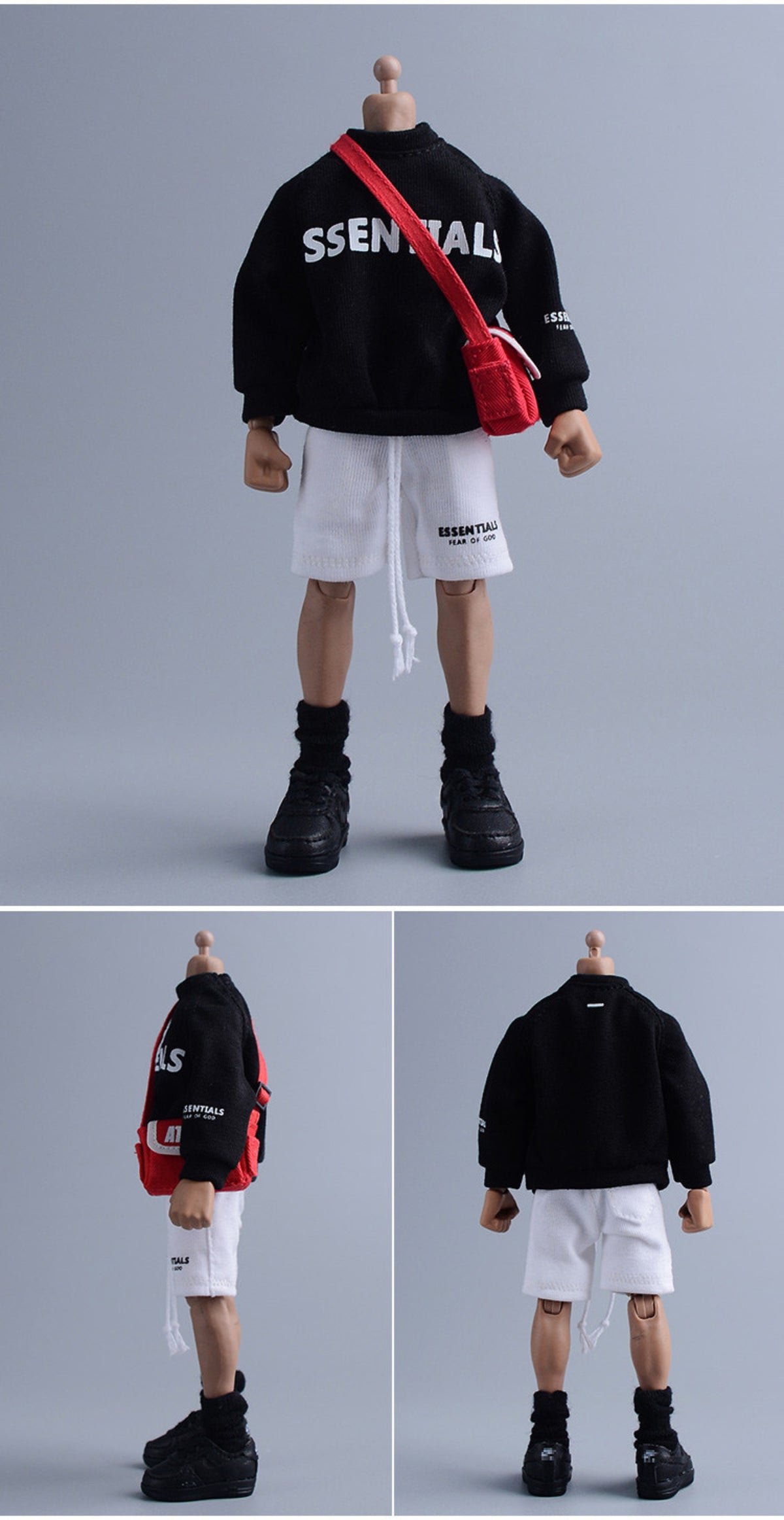 Custom 1/12 Clothing Accessories Shoes for 1/12 Scale Action Figure