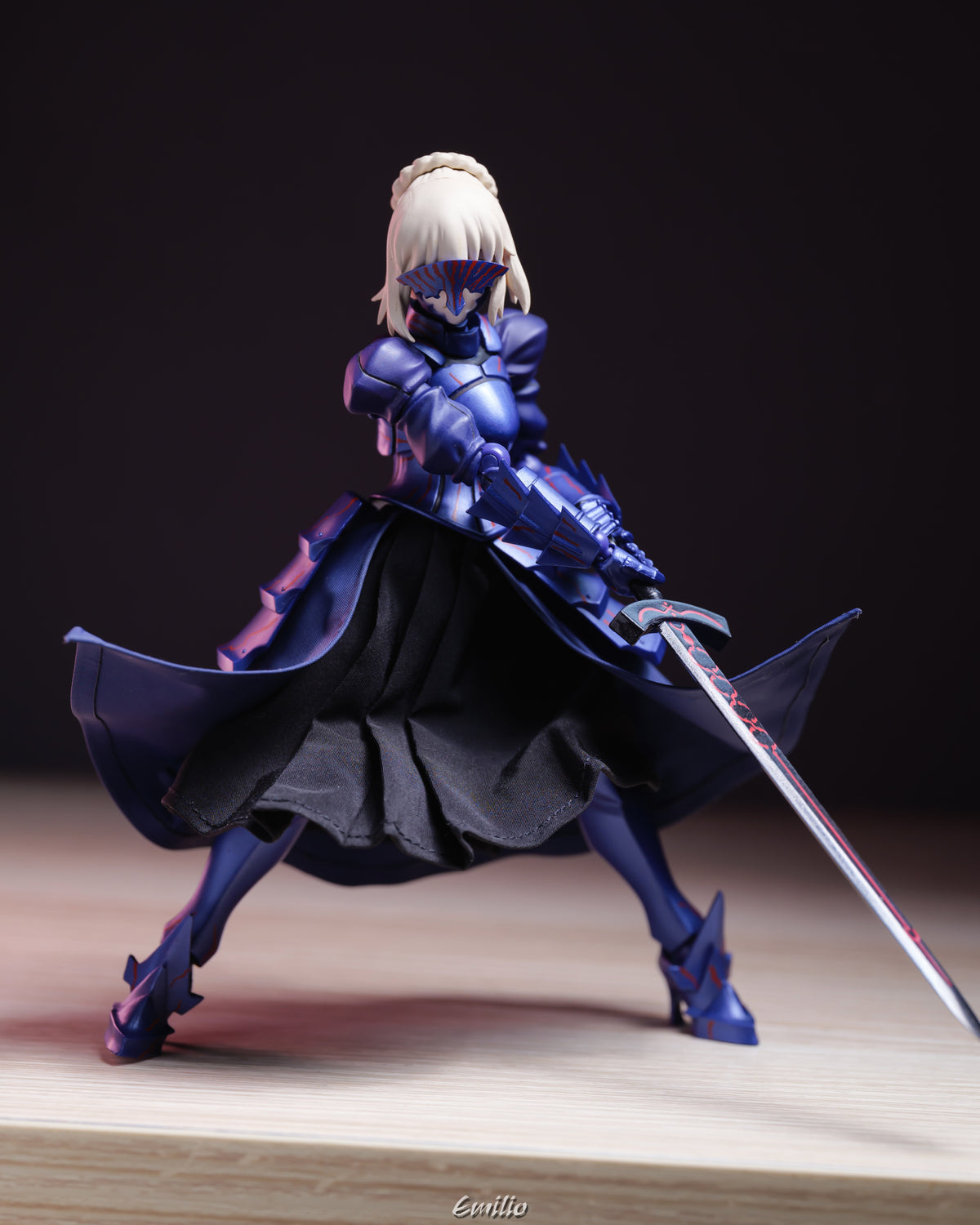 Custom 1/12 Clothing for figma Fate Night Saber Alter 2.0