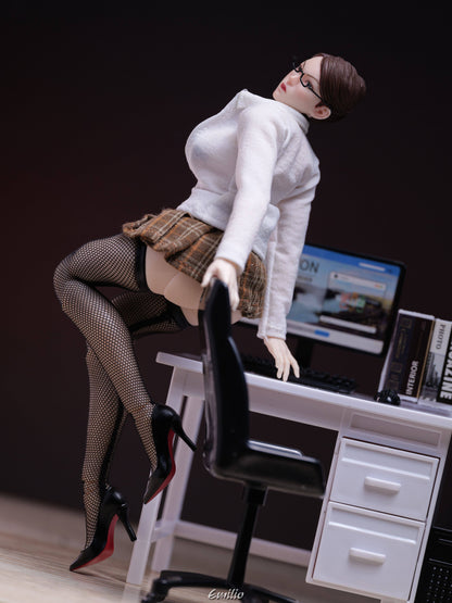 Custom 1/12 Clothing for Prison School Meiko Shiraki (Notaman Body)