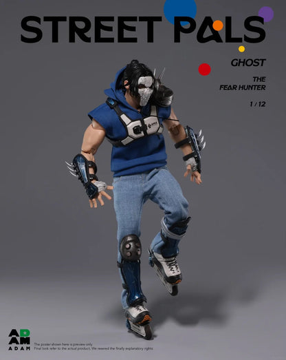 (Pre-Order) ADAM 1/12 Street Pals "Fear Hunter" Ghost Action figure