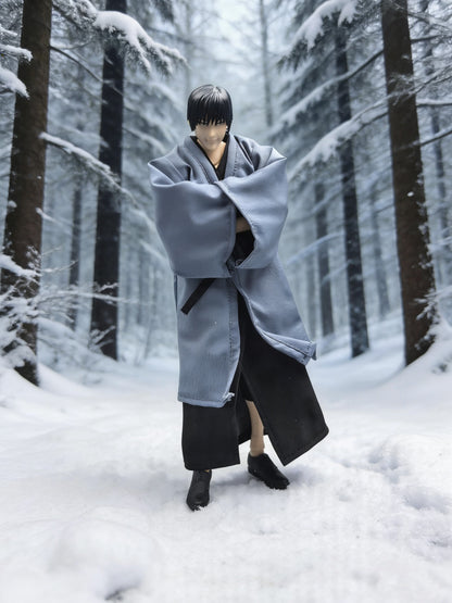 Custom 1/12 Haori Clothing for Jujutsu Kaisen Toji Fushiguro (Romankey / VToys Body)