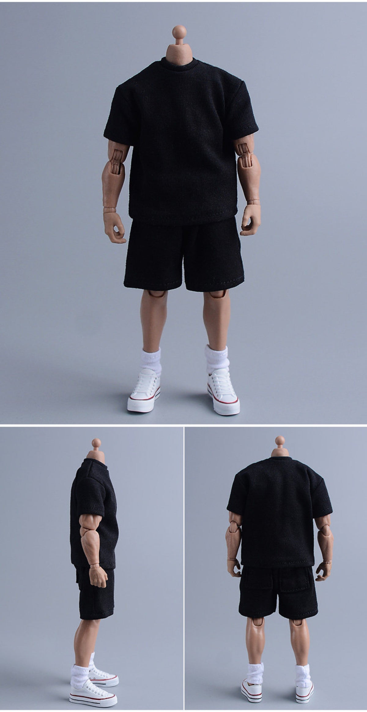 Custom 1/12 Clothing Accessories Sneakers for 1/12 Scale Action Figure