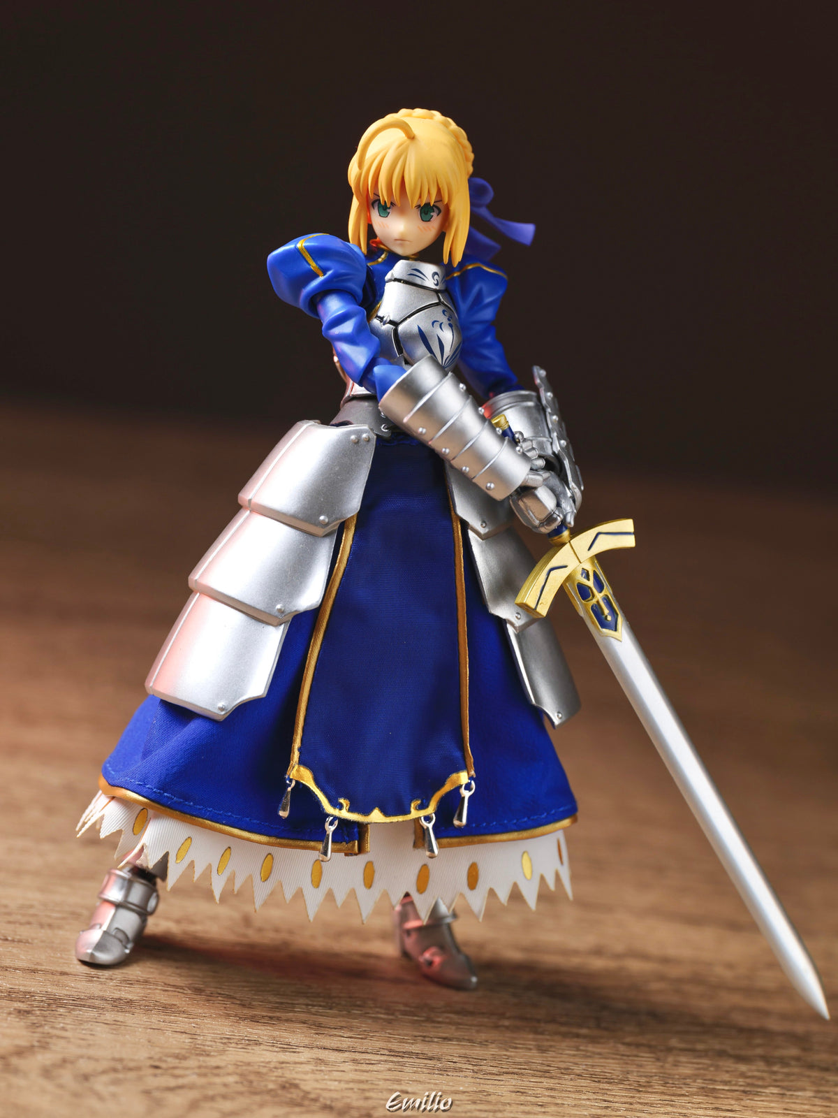 Custom 1/12 Clothing for figma Fate Saber 2.0 Battle Version