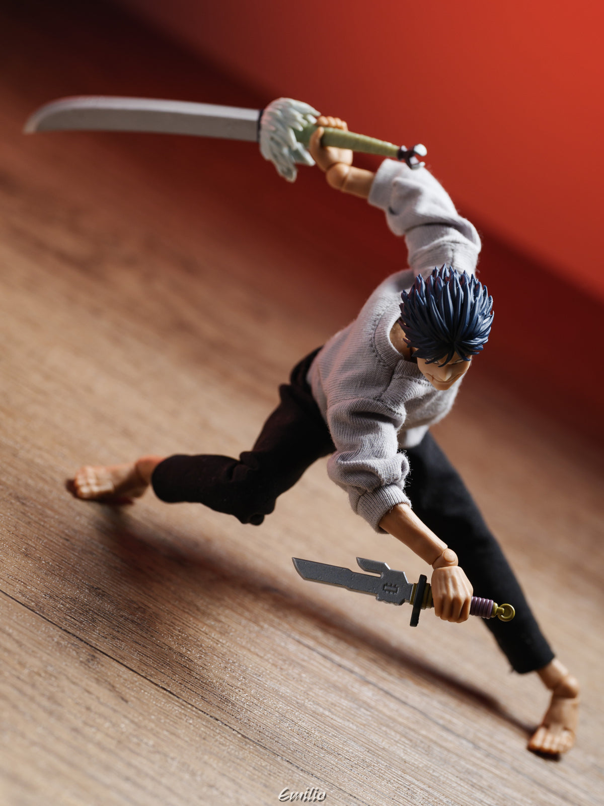 Custom 1/12 Clothing for Jujutsu Kaisen Toji Fushiguro (Romankey / VToys Body)