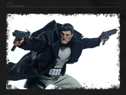 Custom 1/12 Clothing Accessories for Punisher Coat