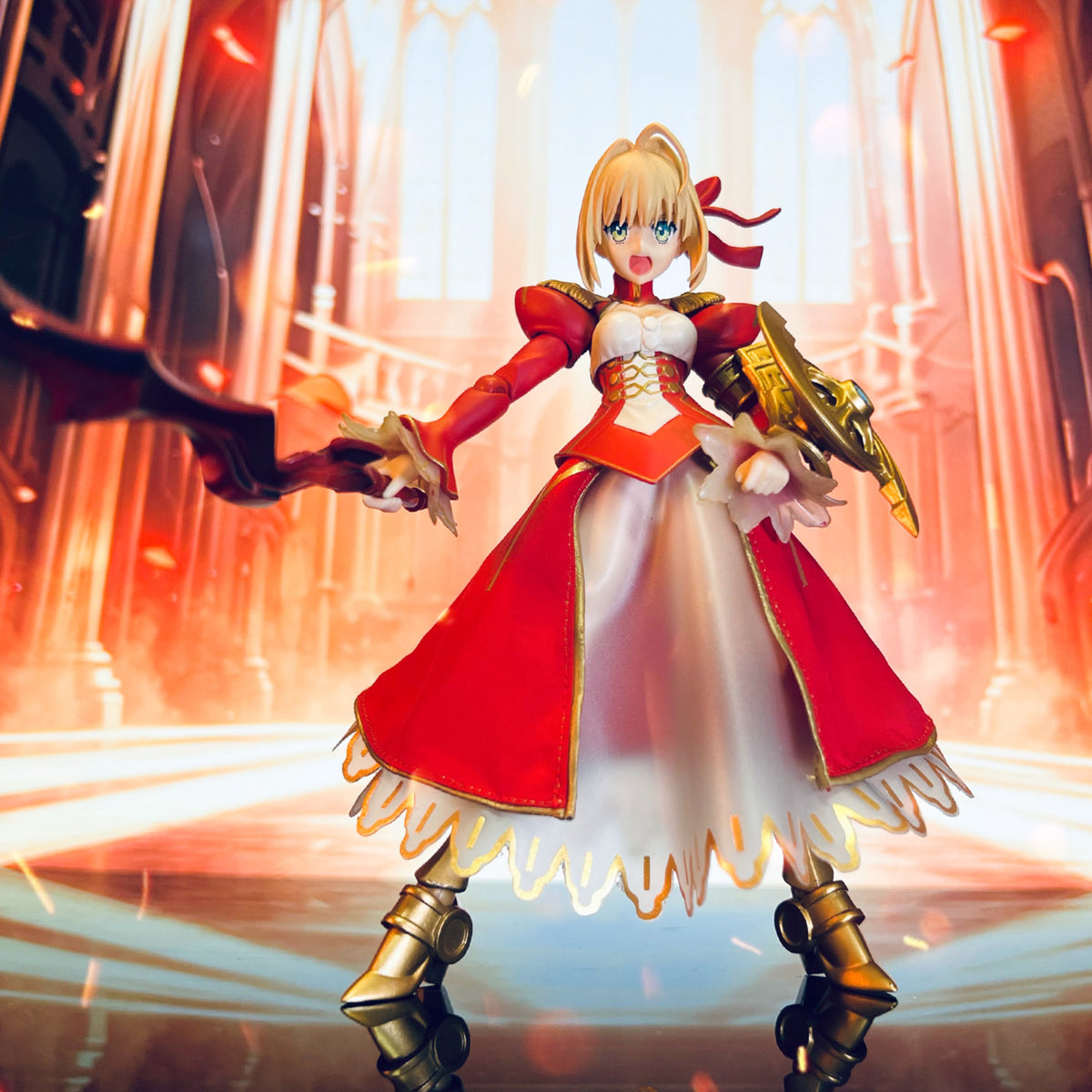 Custom 1/12 Clothing for figma red saber