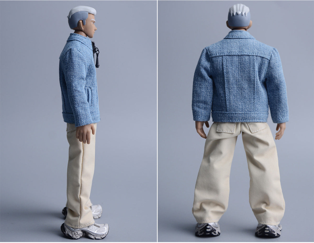 Custom 1/12 Clothing Accessories Jacket for 1/12 Scale Action Figure