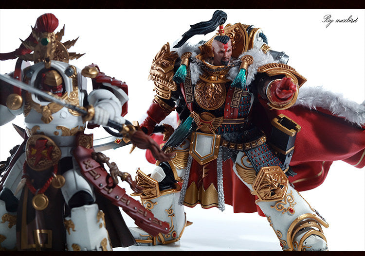 Custom 1/12 Clothing Accessories for Joy Toy White Scars Jaghatai Khan