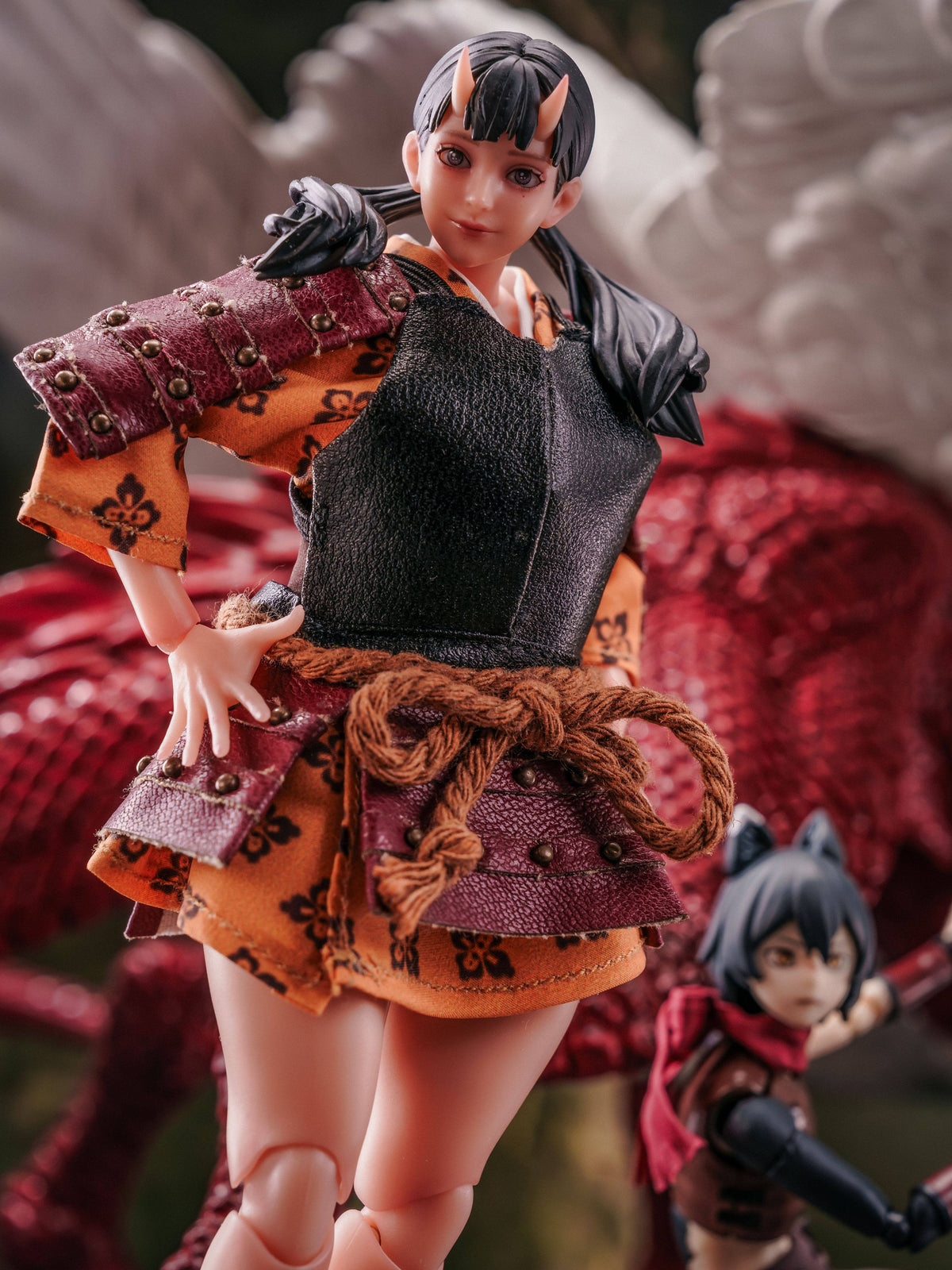Custom 1/12 Clothing for Delicious in Dungeon Inutade on Cowl Product Oni Girl
