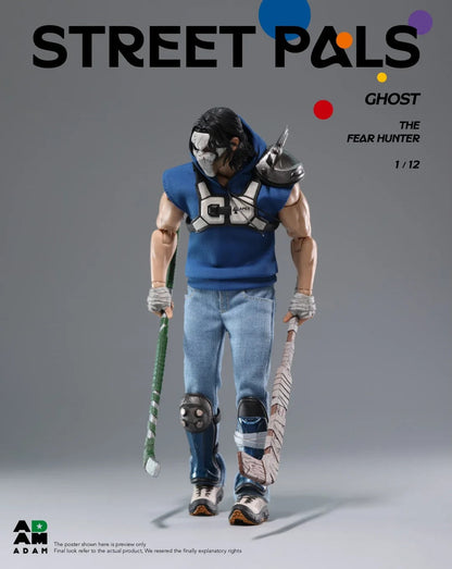(Pre-Order) ADAM 1/12 Street Pals "Fear Hunter" Ghost Action figure
