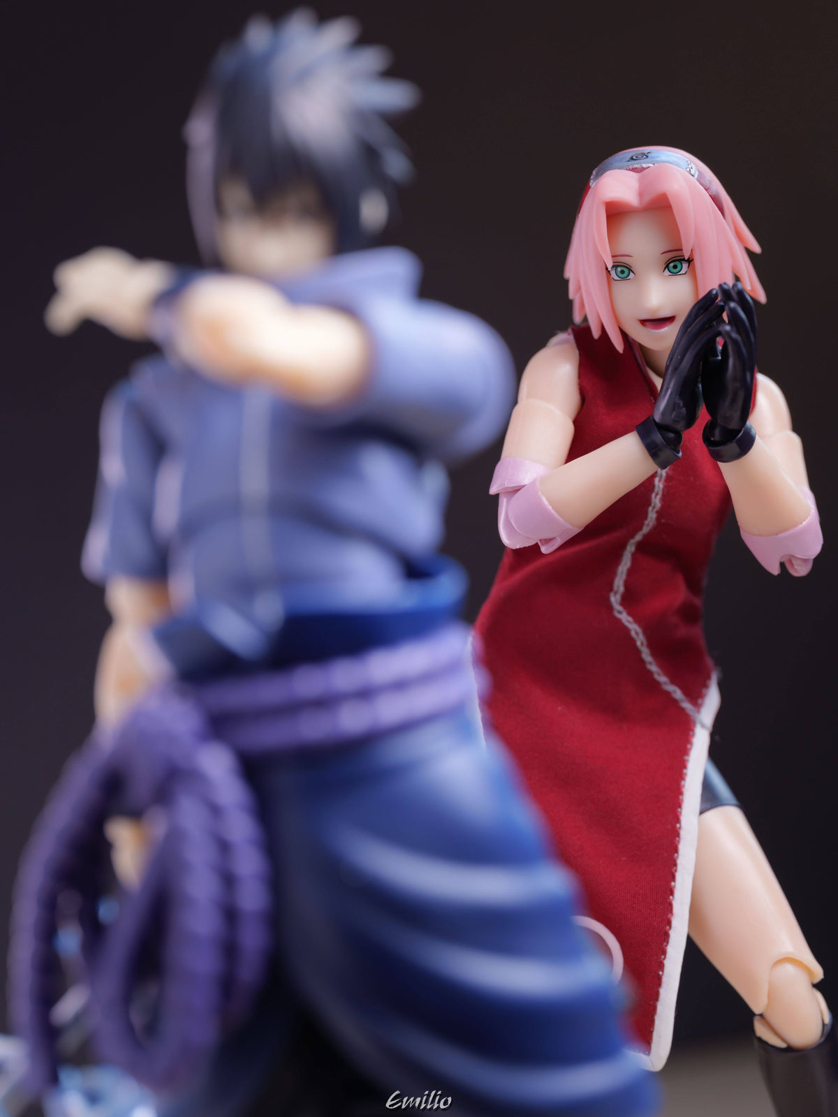 Custom 1/12 Clothing for SHF Naruto Shippuden Sakura Haruno