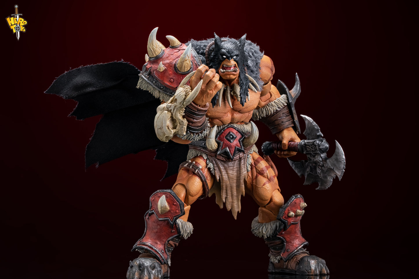 (Pre-Order) Hero Toys 1/10 Tribal Hunter Orc tracker and war bear action figure