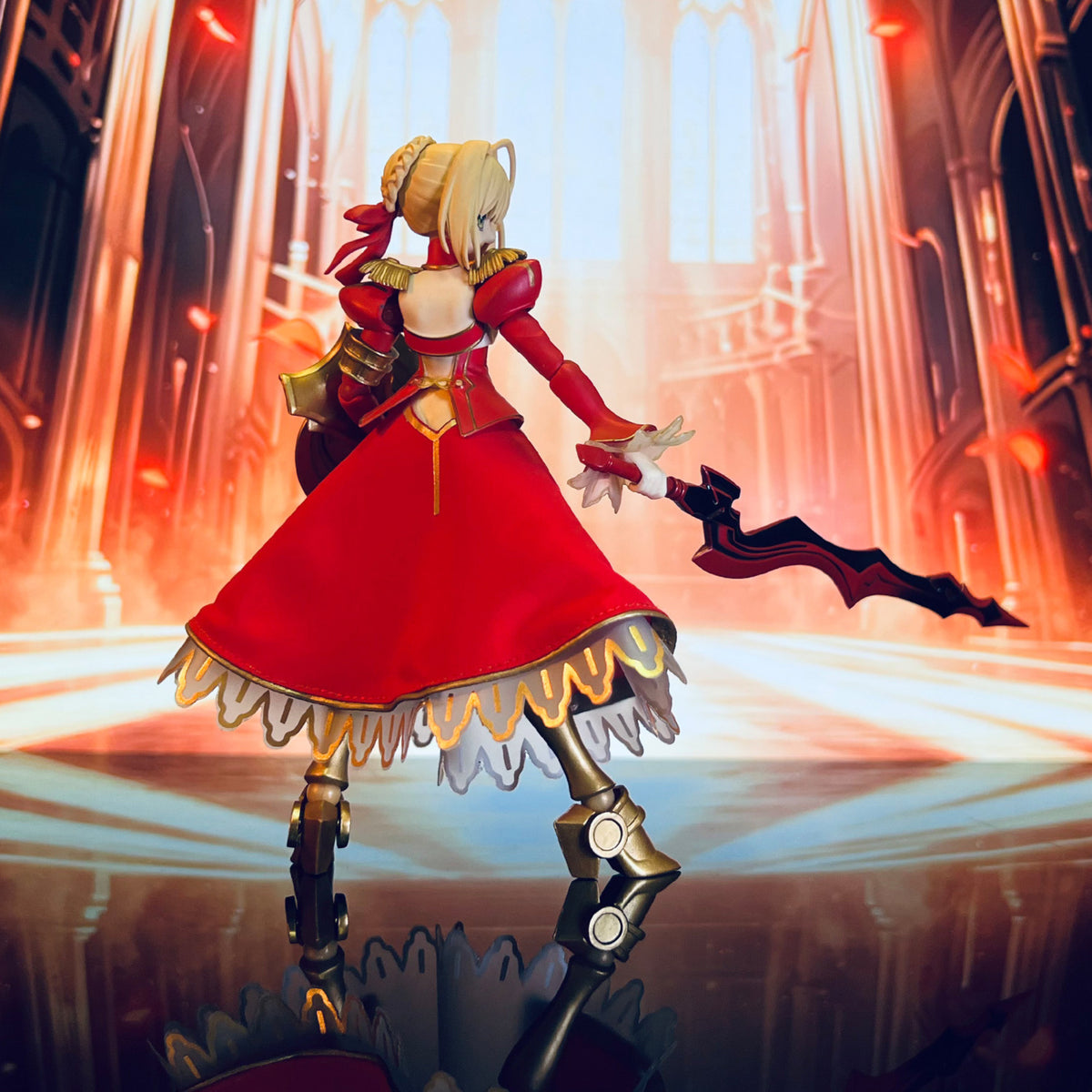 Custom 1/12 Clothing for figma red saber
