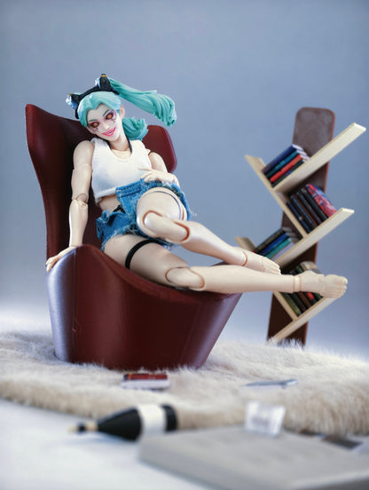 Custom 1/12 Clothing Jeans for Action Figures