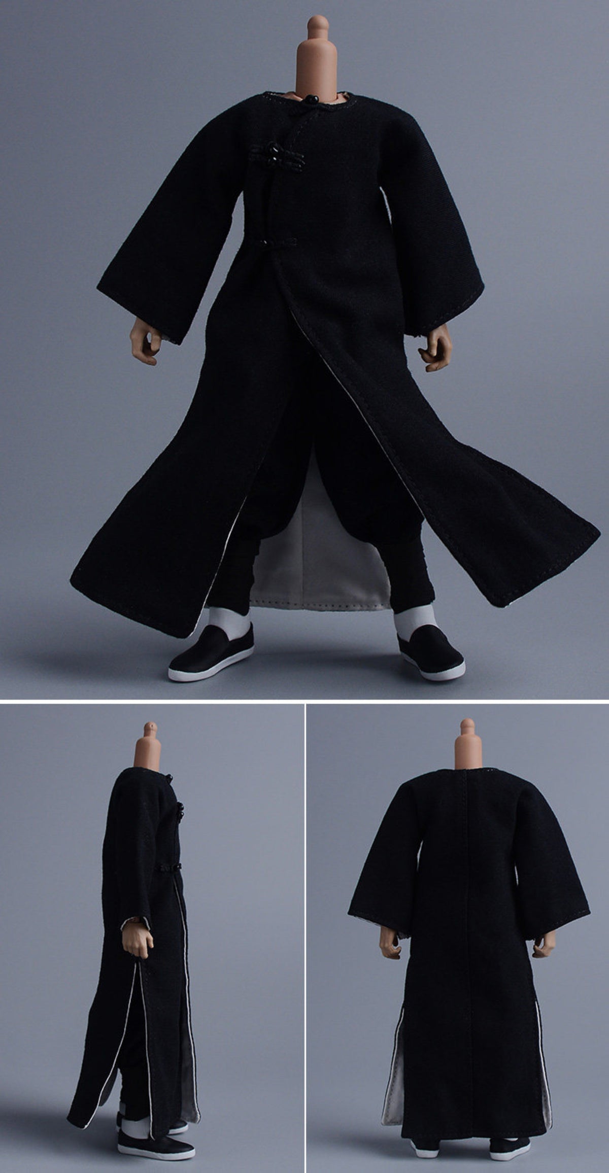 Custom 1/12 Clothing Accessories Kong Fu Shoes for 1/12 scale action figures