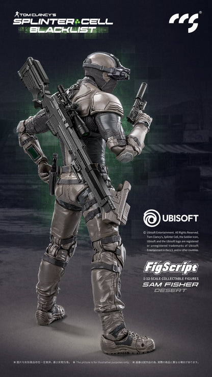 (Pre-Order) CCS Official Licensed 1/12 Splinter Cell Sam Fisher Desert Version action figure