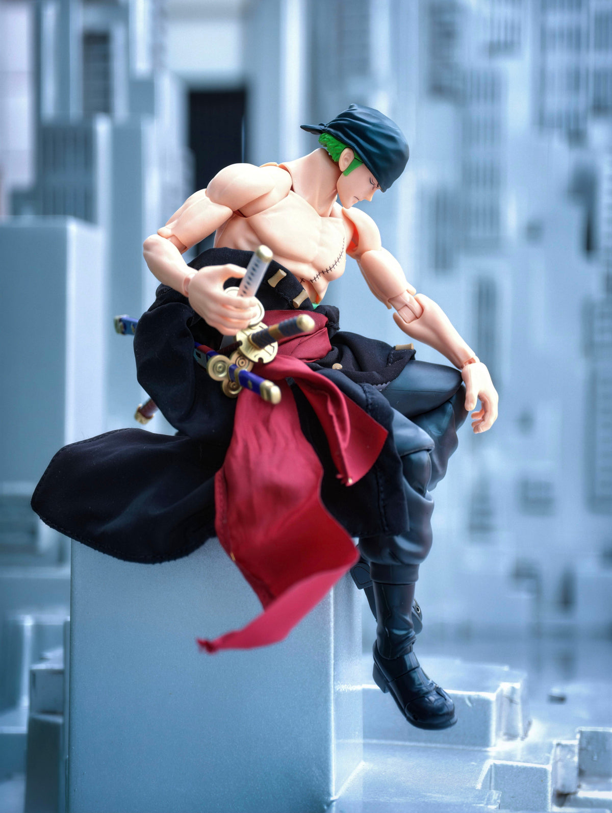 Custom 1/12 Clothing for SHF One Piece Roronoa Zoro King of Hell