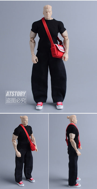 Custom 1/12 Clothing Accessories Pants for 1/12 Scale Action Figure