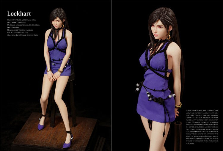 ACG Art ACG003 Movable Doll Lockhart Tifa Tearless Version 1/6 Action Figure